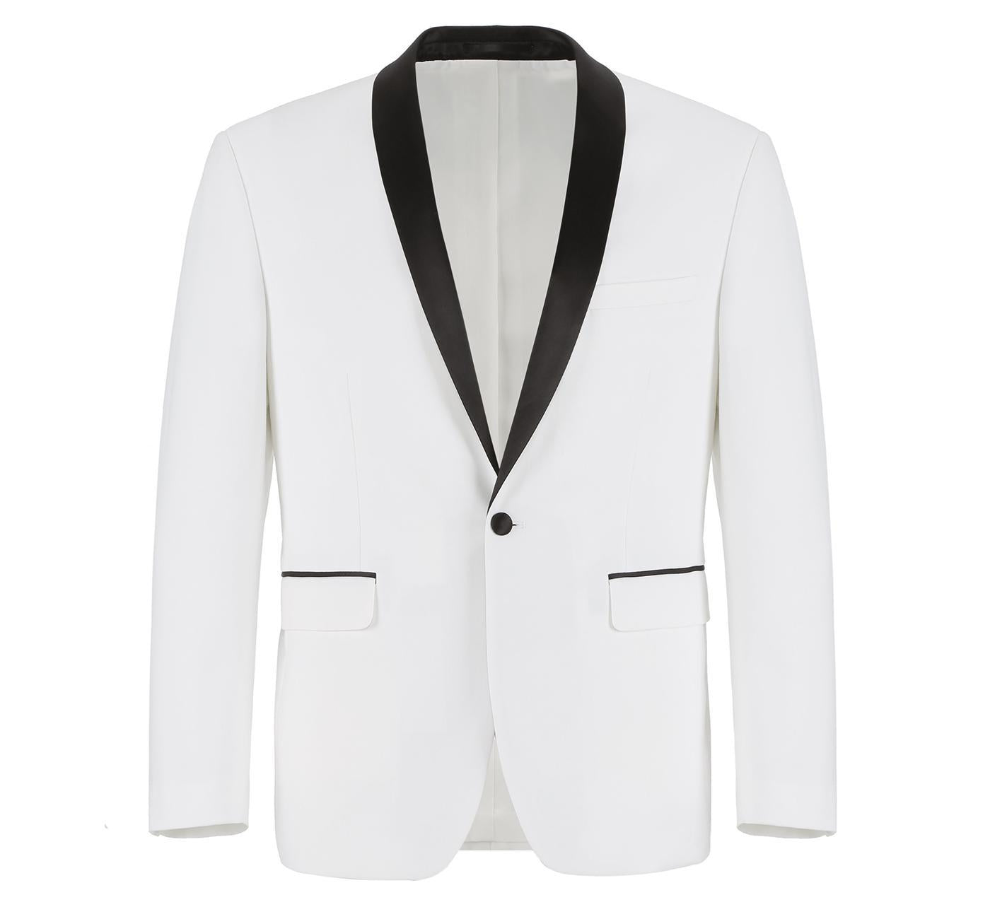 JL Dinner Jacket White/Black