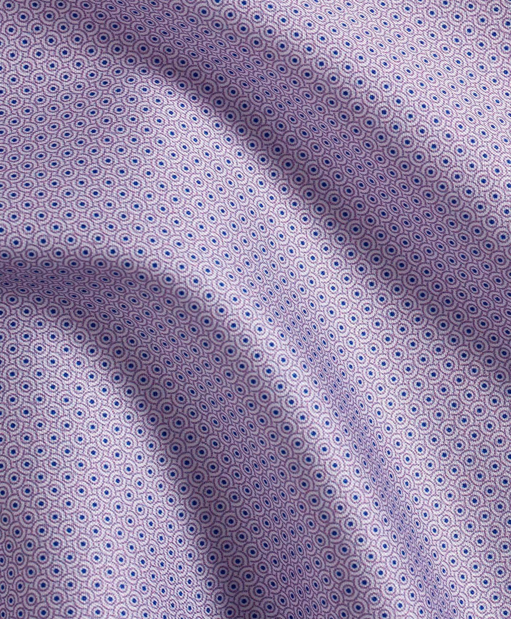 Lilac Geometric Dot Print Dress Shirt
