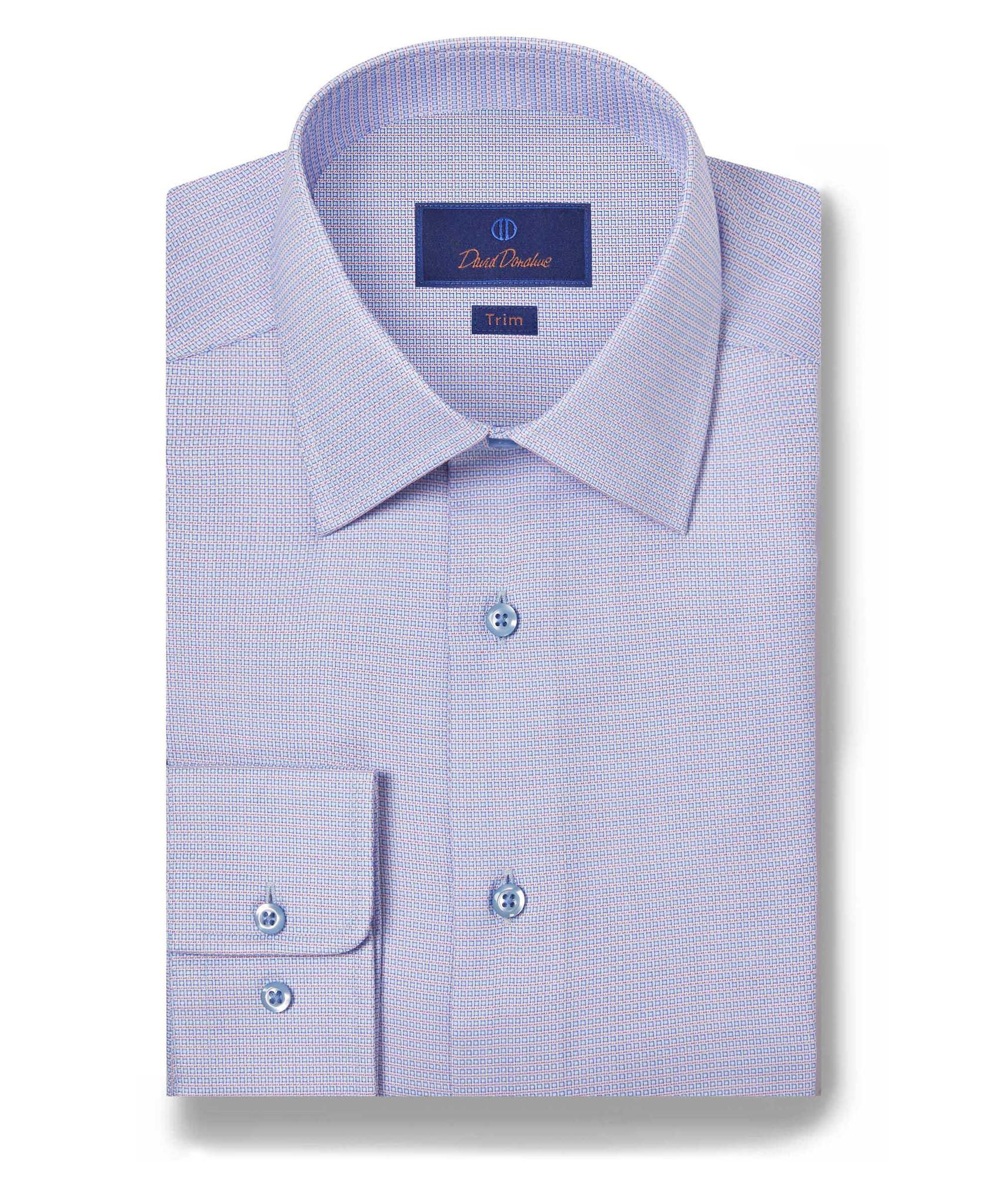 Blue & Berry Geometric Dobby Dress Shirt