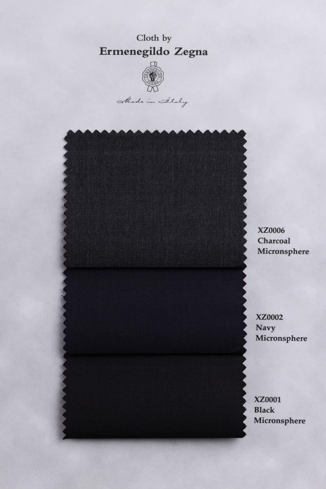Italian Black Suit Cloth by Zegna