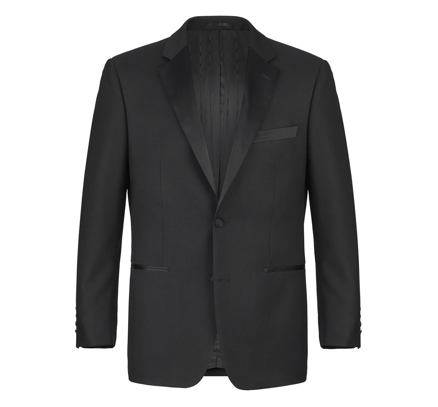 JL Black Tux Notch Slim Fit