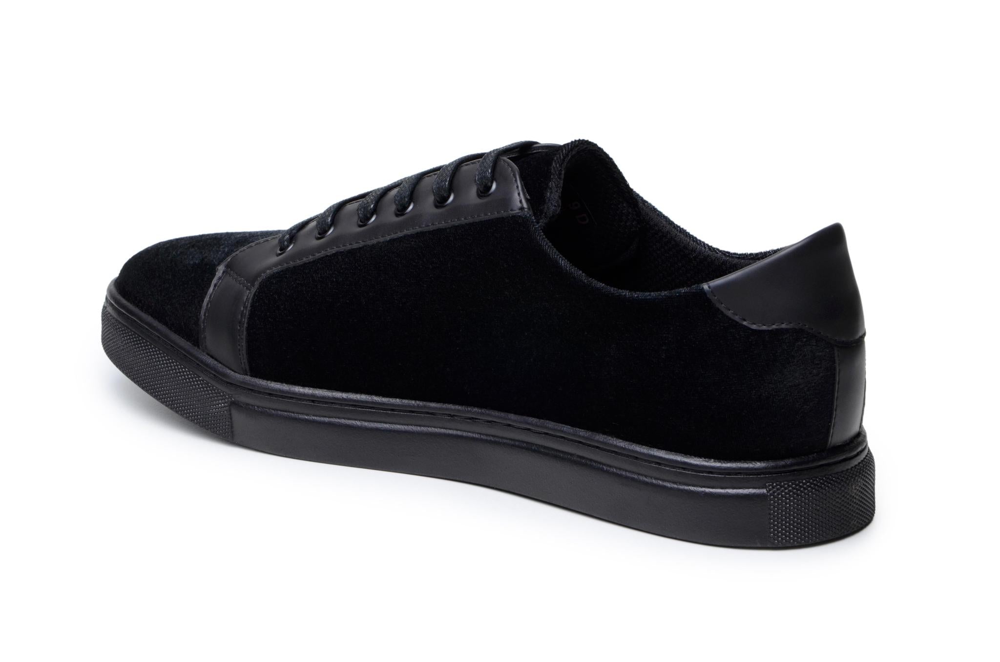 Tux Sneaker Velvet/ Leather Prince Black