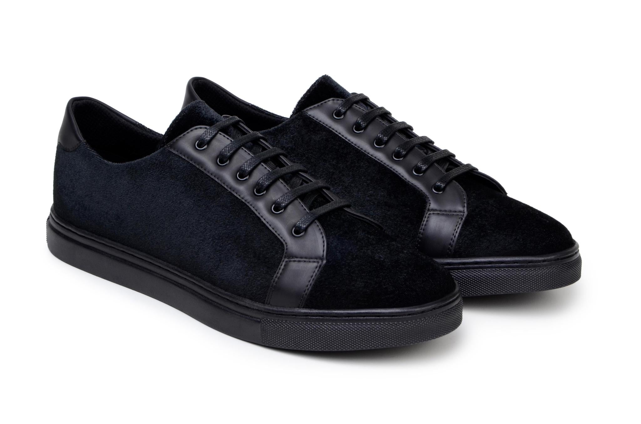 Tux Sneaker Velvet/ Leather Prince Black
