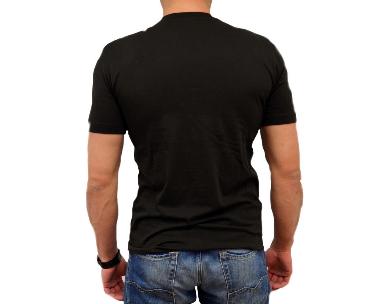 Black Pima Crew Neck SS