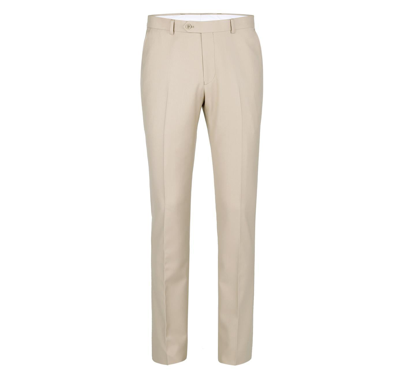 JL Suit Tan Notch Slim Fit