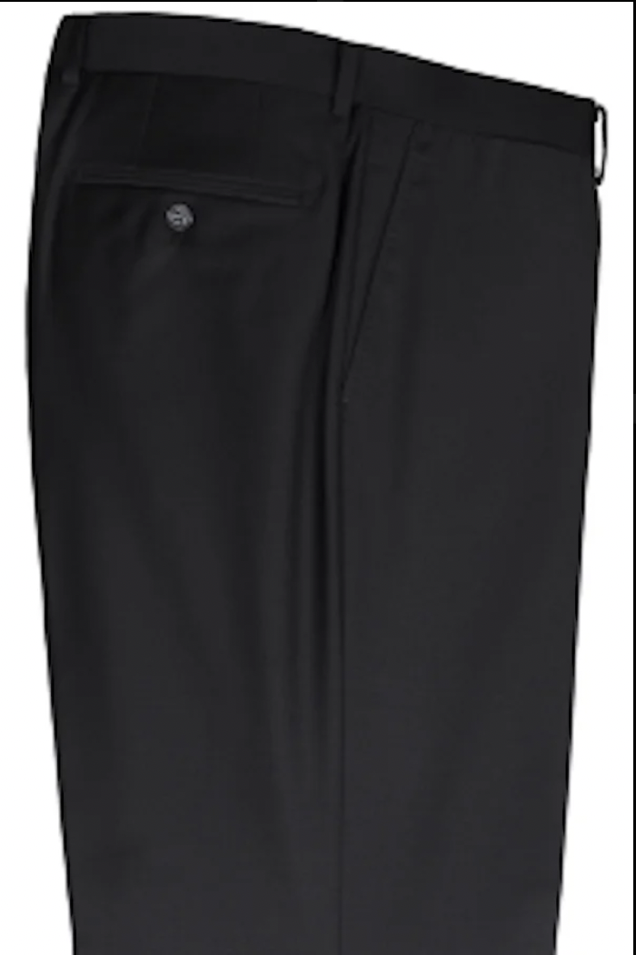 Navy Dress Pants Flat Front Super 150's