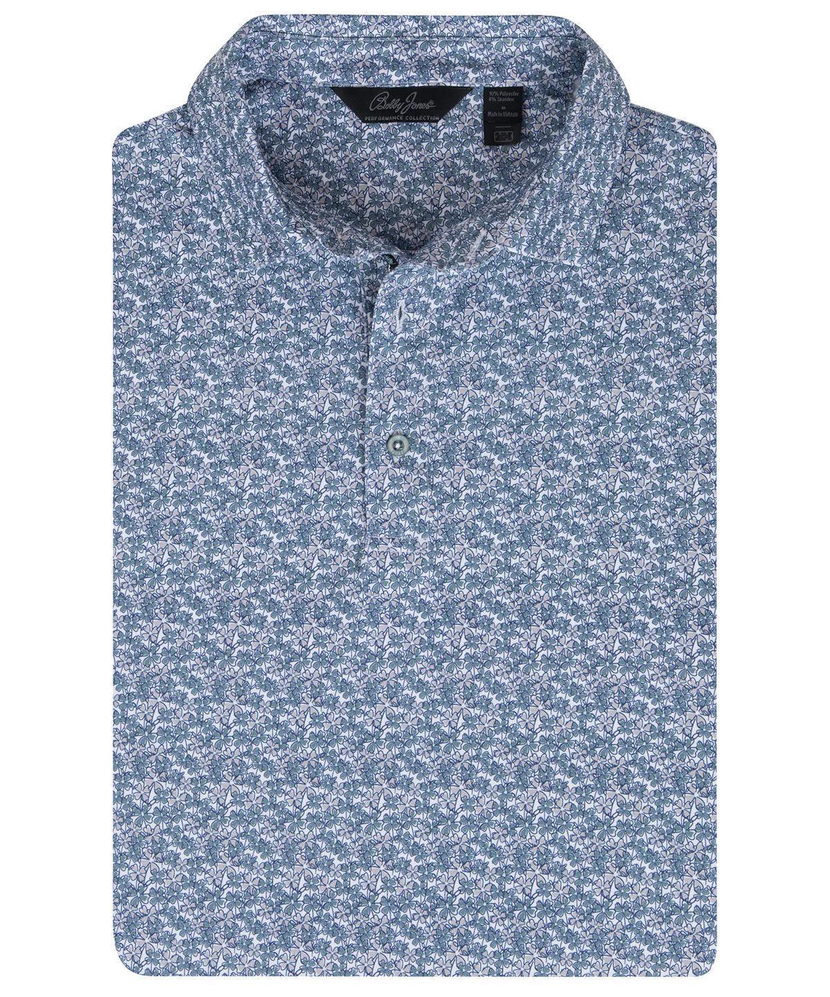 Performance Lucky Print Polo Stormy Sea