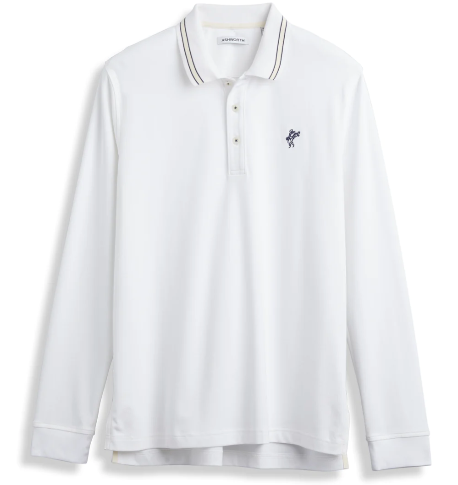 Long Sleeve Inn Interlock Polo