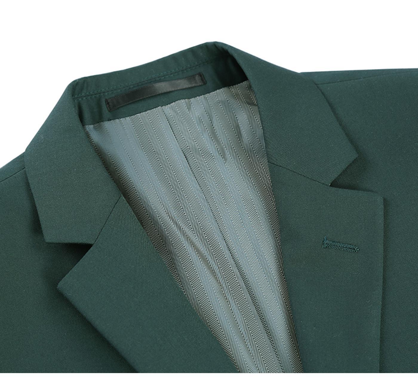 JL Hunter Green Suit Slim Fit