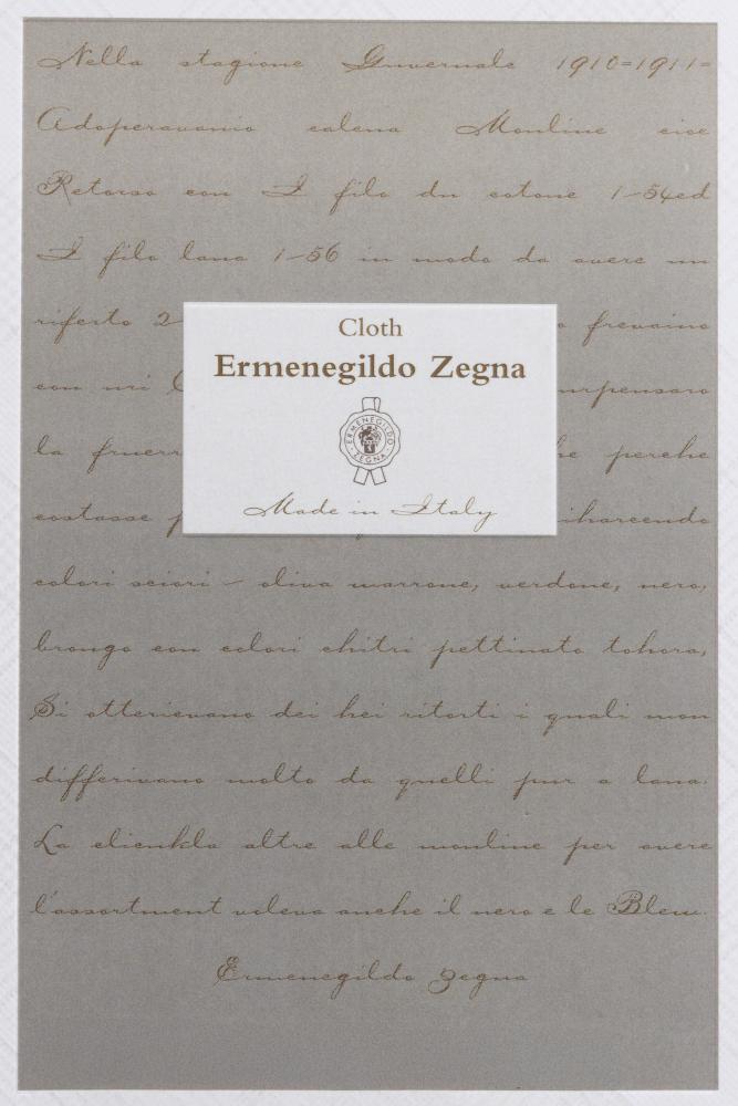 Italian Black Suit Cloth by Zegna