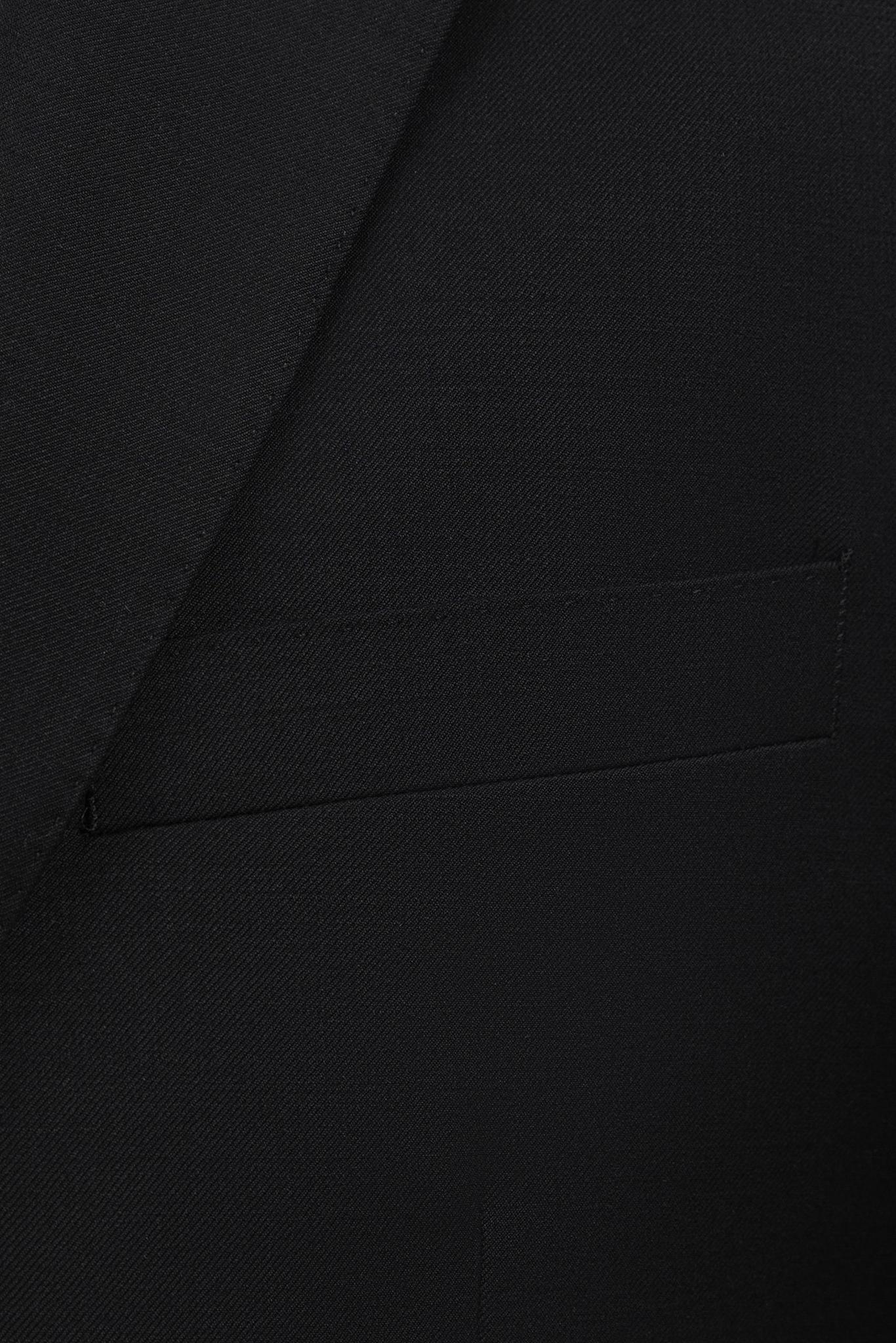 Black Modern Suit Wool & Cashmere