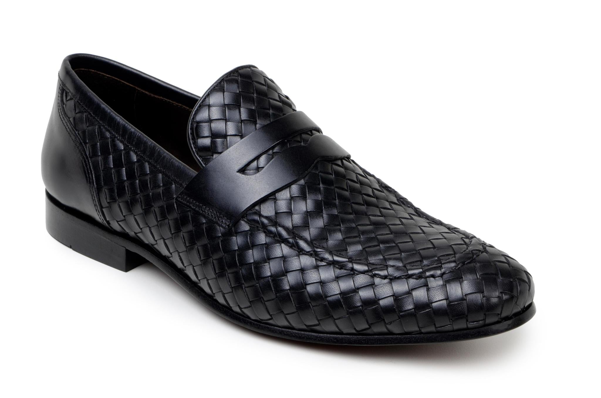 Luca Woven Calf Black