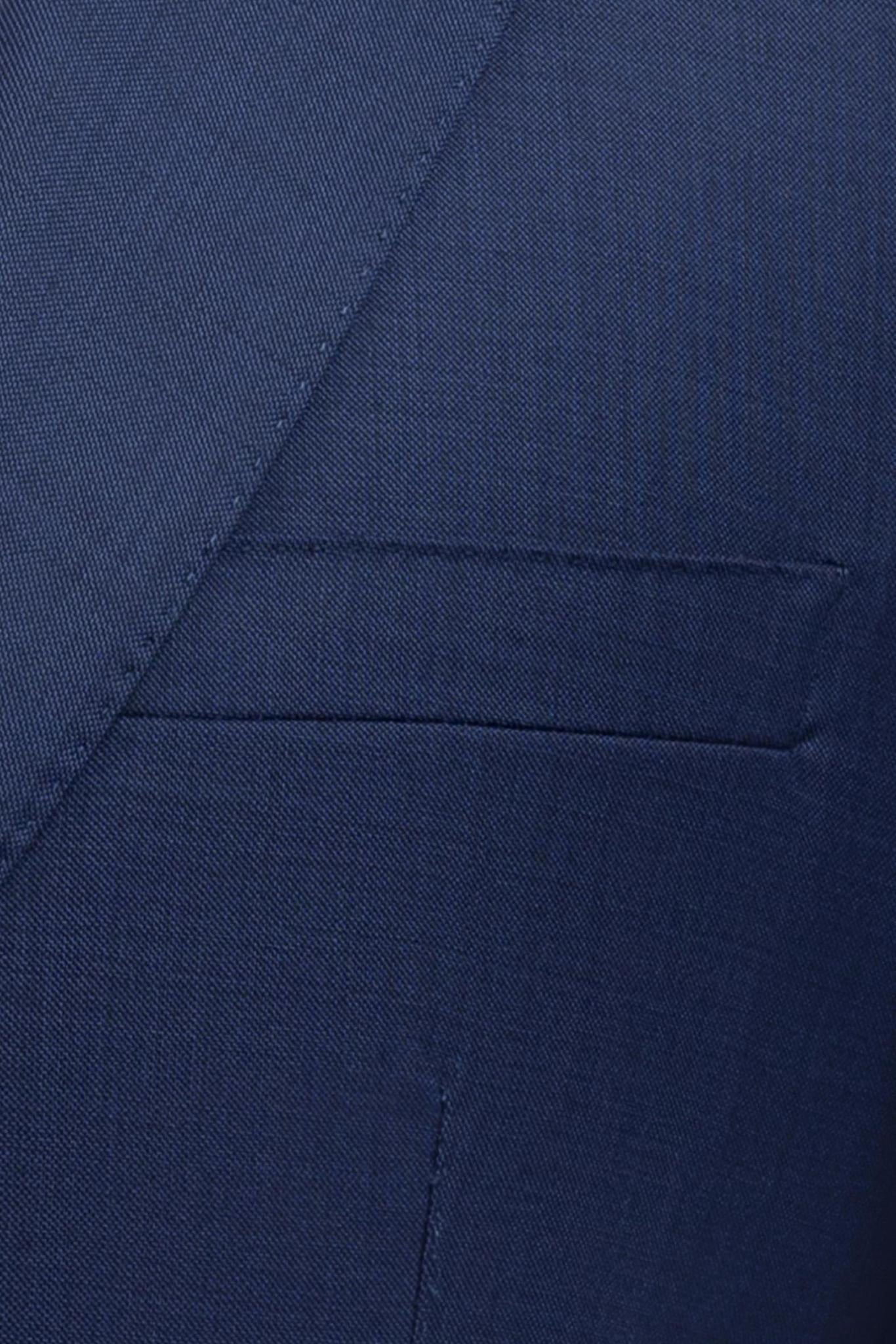 Blue Sharkskin Suit Slim Fit Super 110's