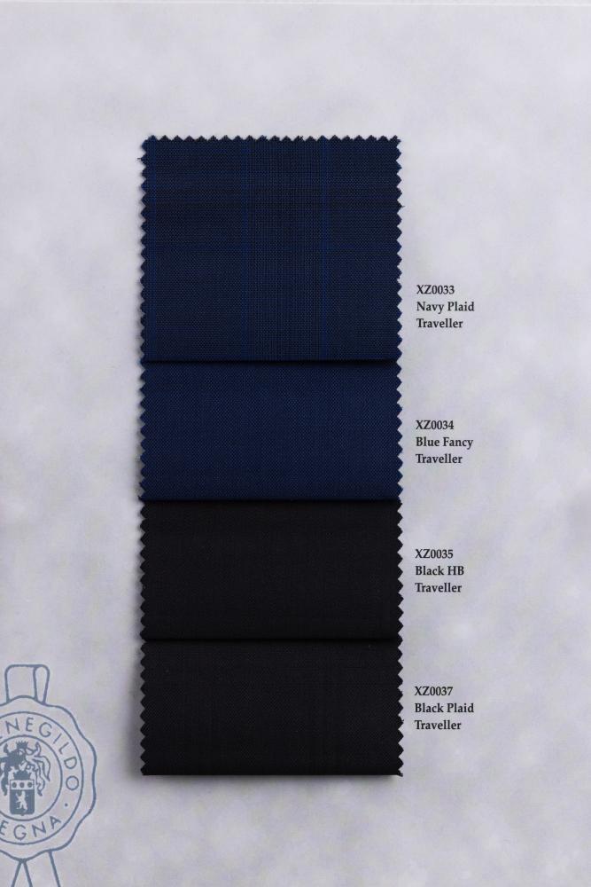 Italian Blue Fancy Suit Cloth by Zegna