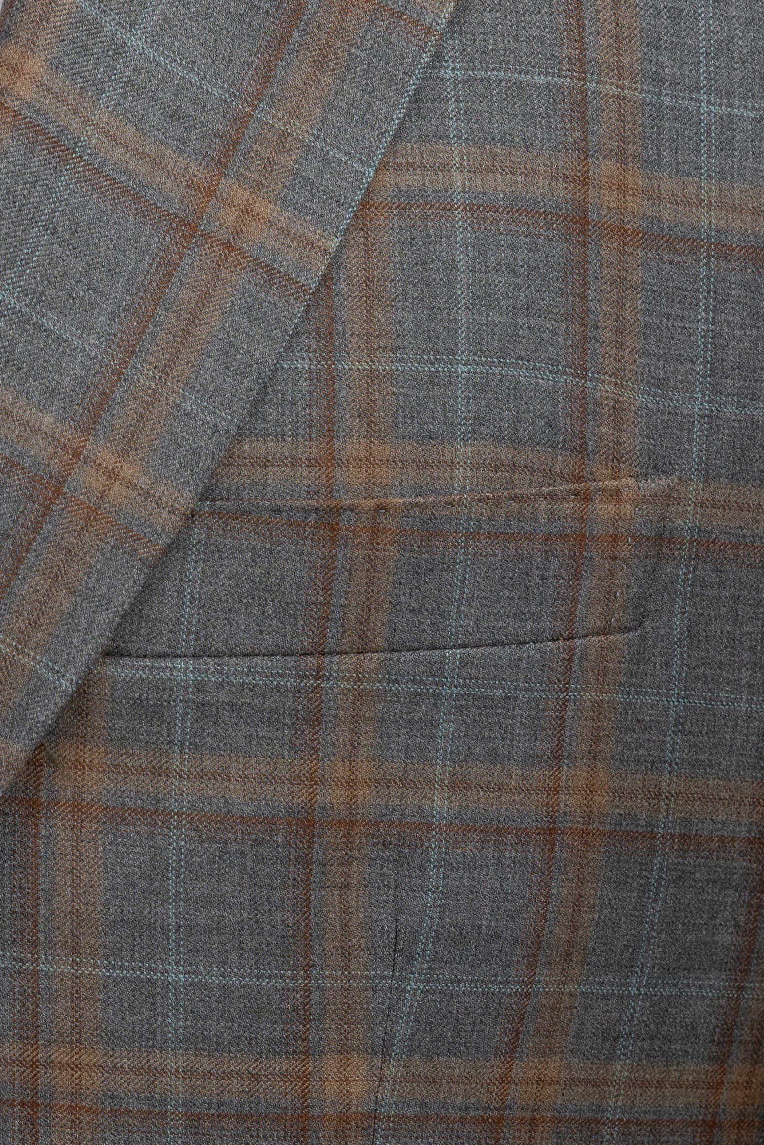 Gray/Tan Windowpane Sport Coat Modern Fit