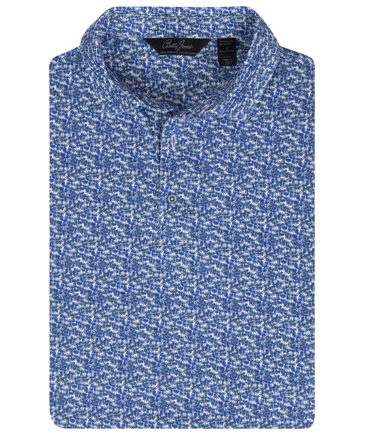 Performance Lucky Print Polo Dutch Blue