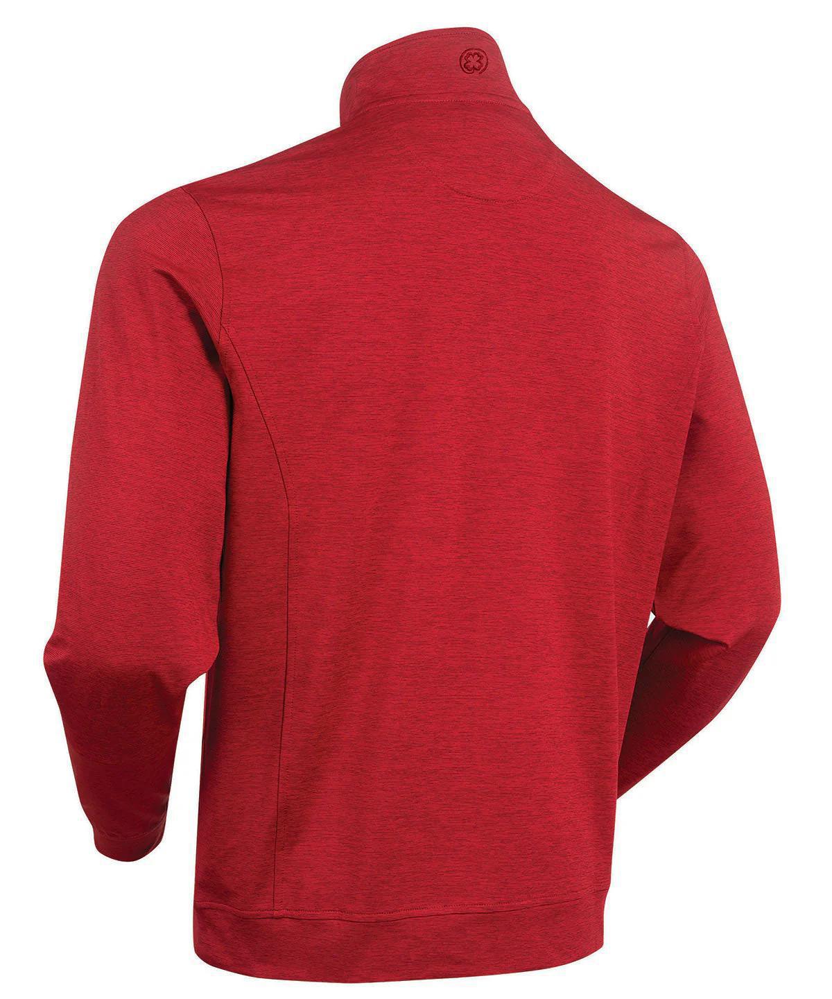 Performance Clubhouse Quarter-Zip Long-Sleeve Pullover Red