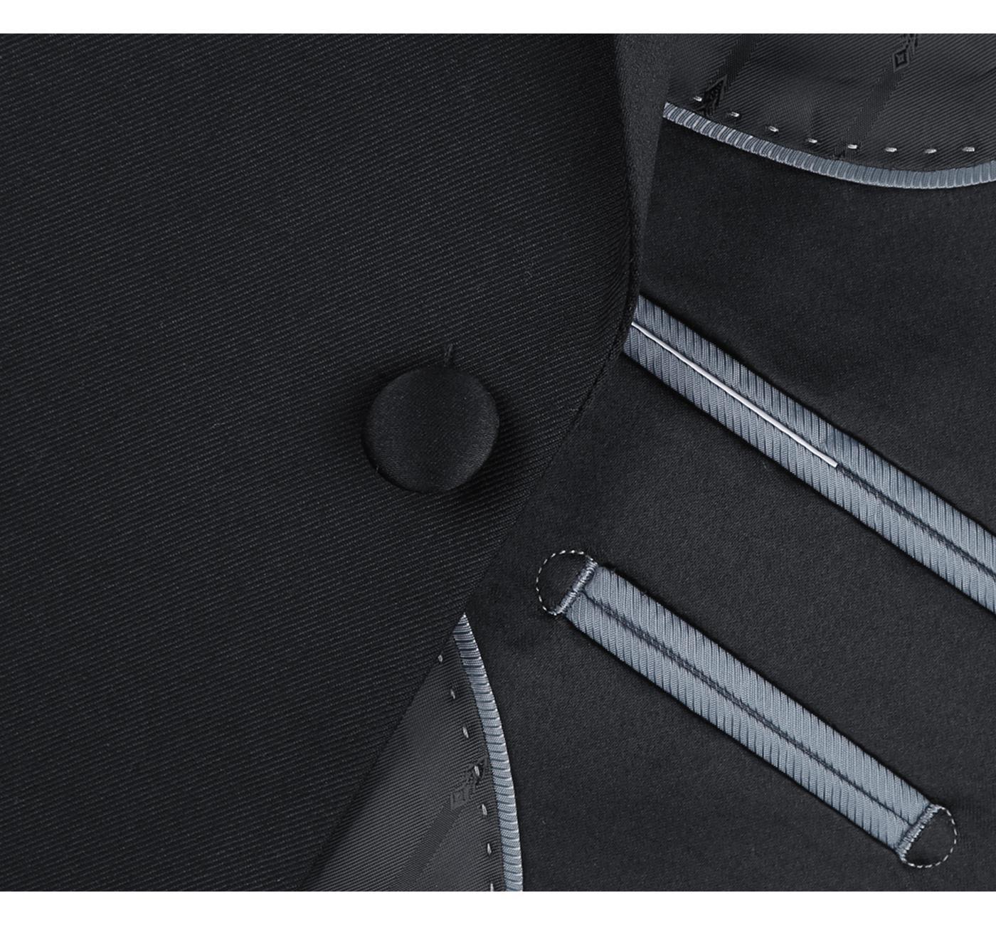 JL Black Tux Notch Slim Fit