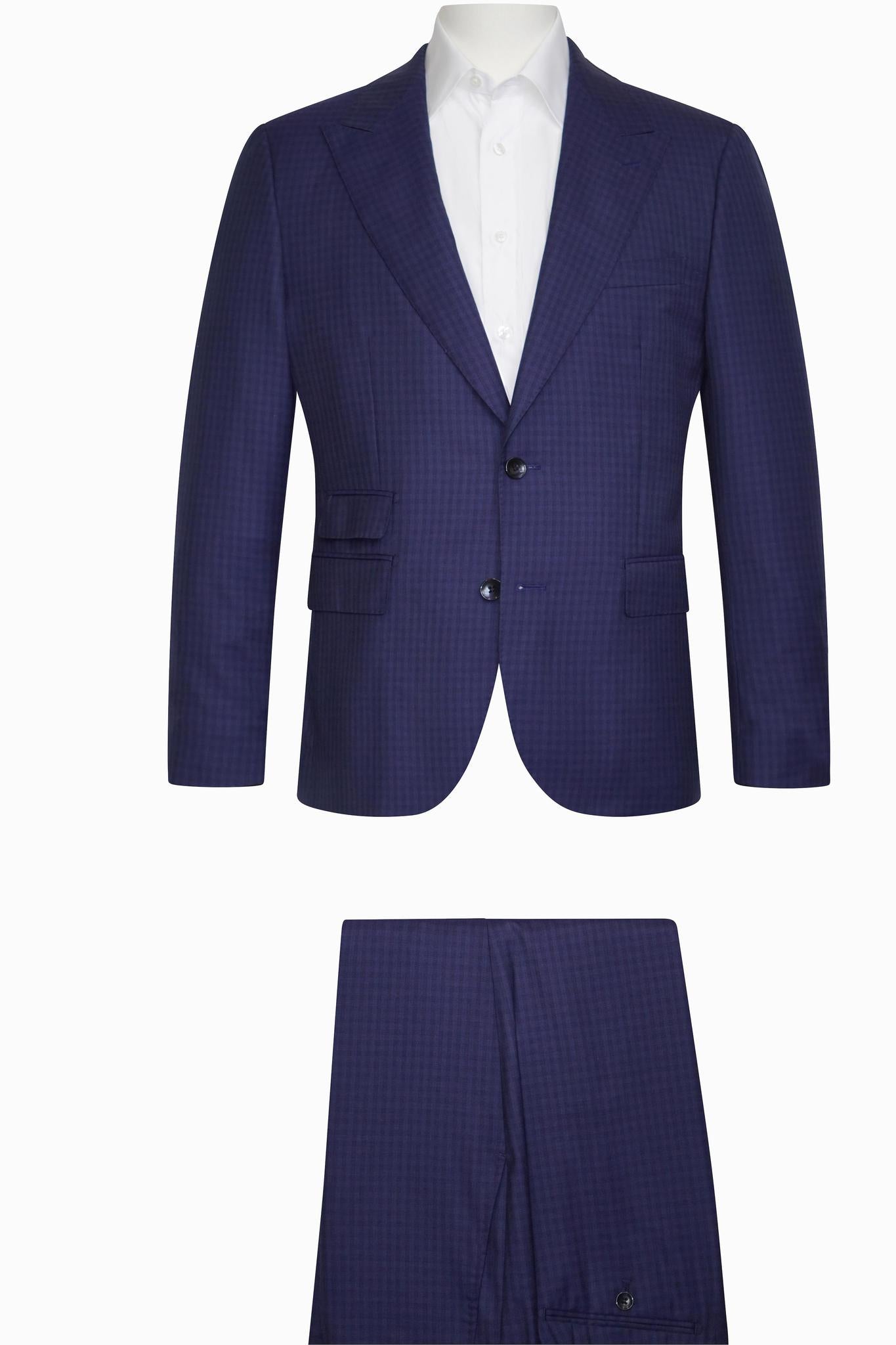 Navy Suit Luca Peak