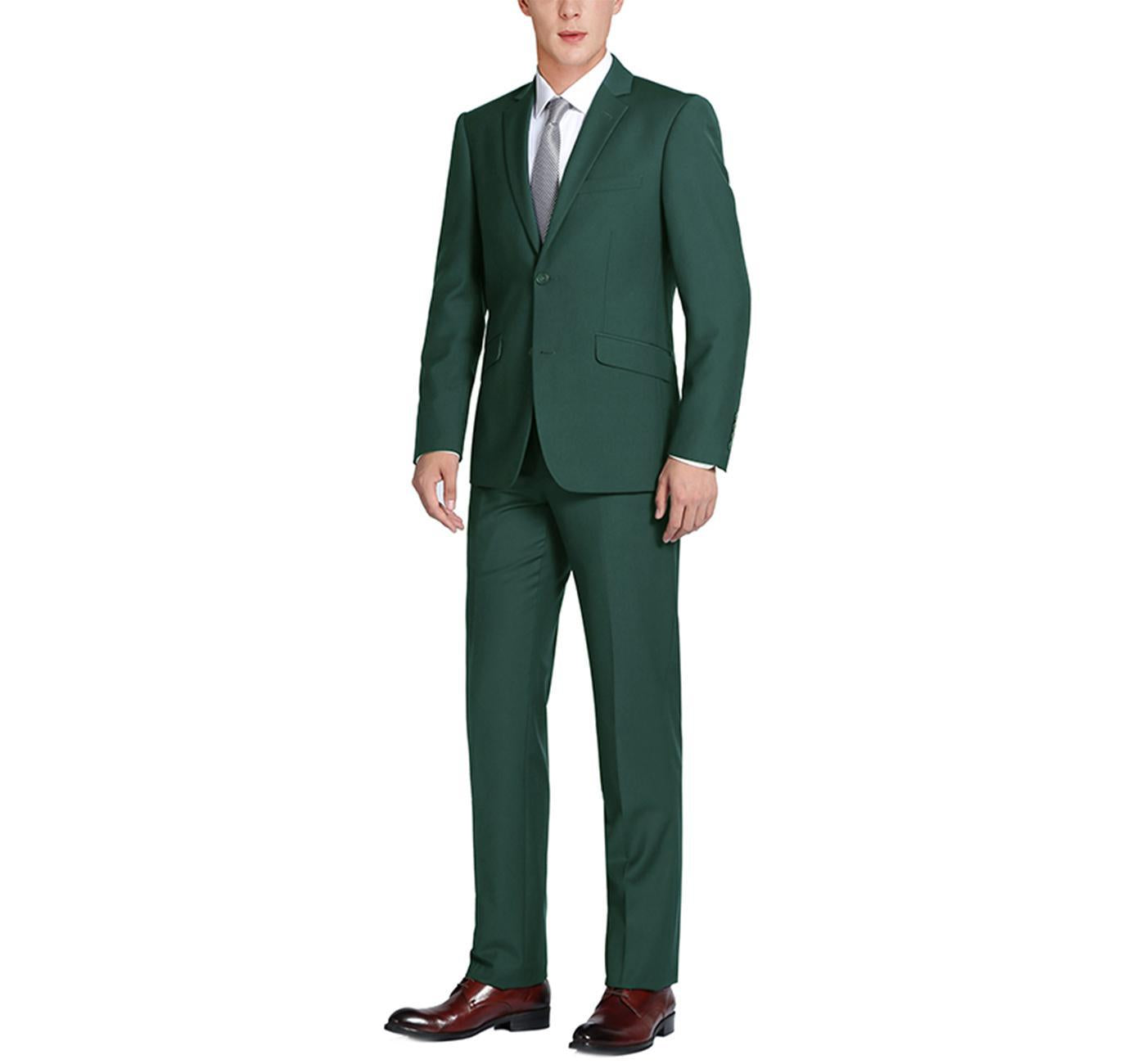 JL Hunter Green Suit Slim Fit