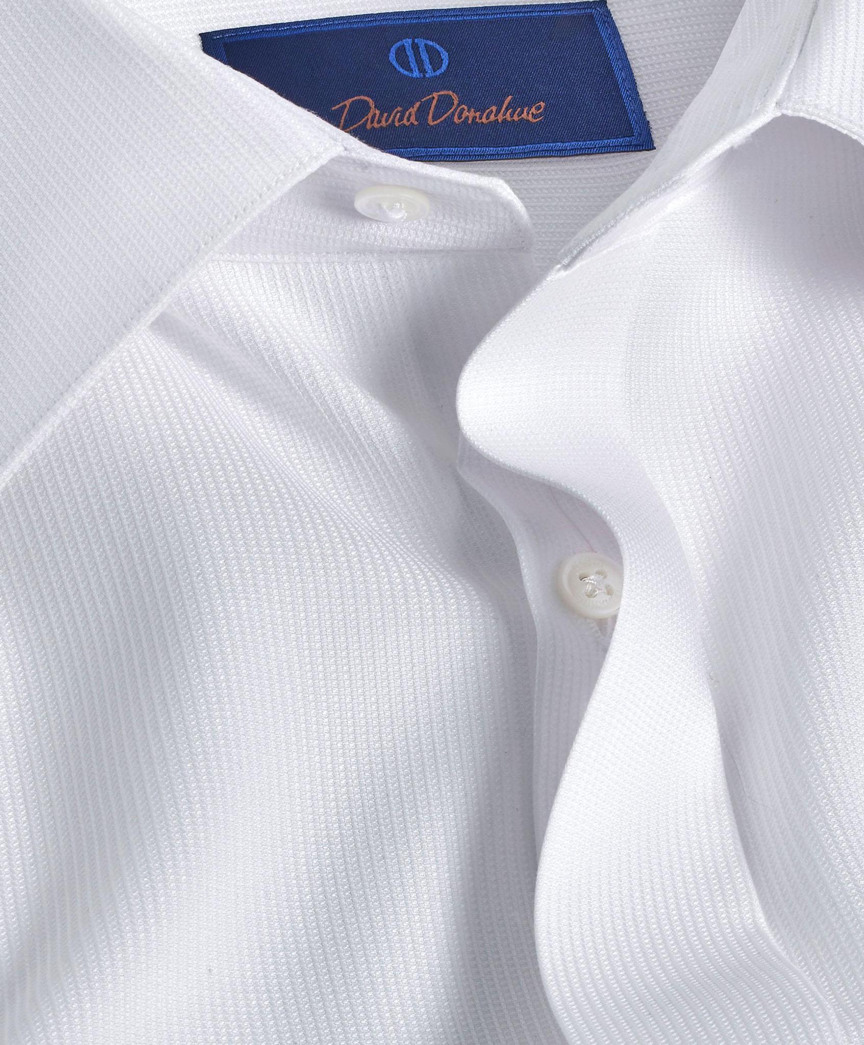Micro Dobby French Cuff Covered Placket Formal Shirt