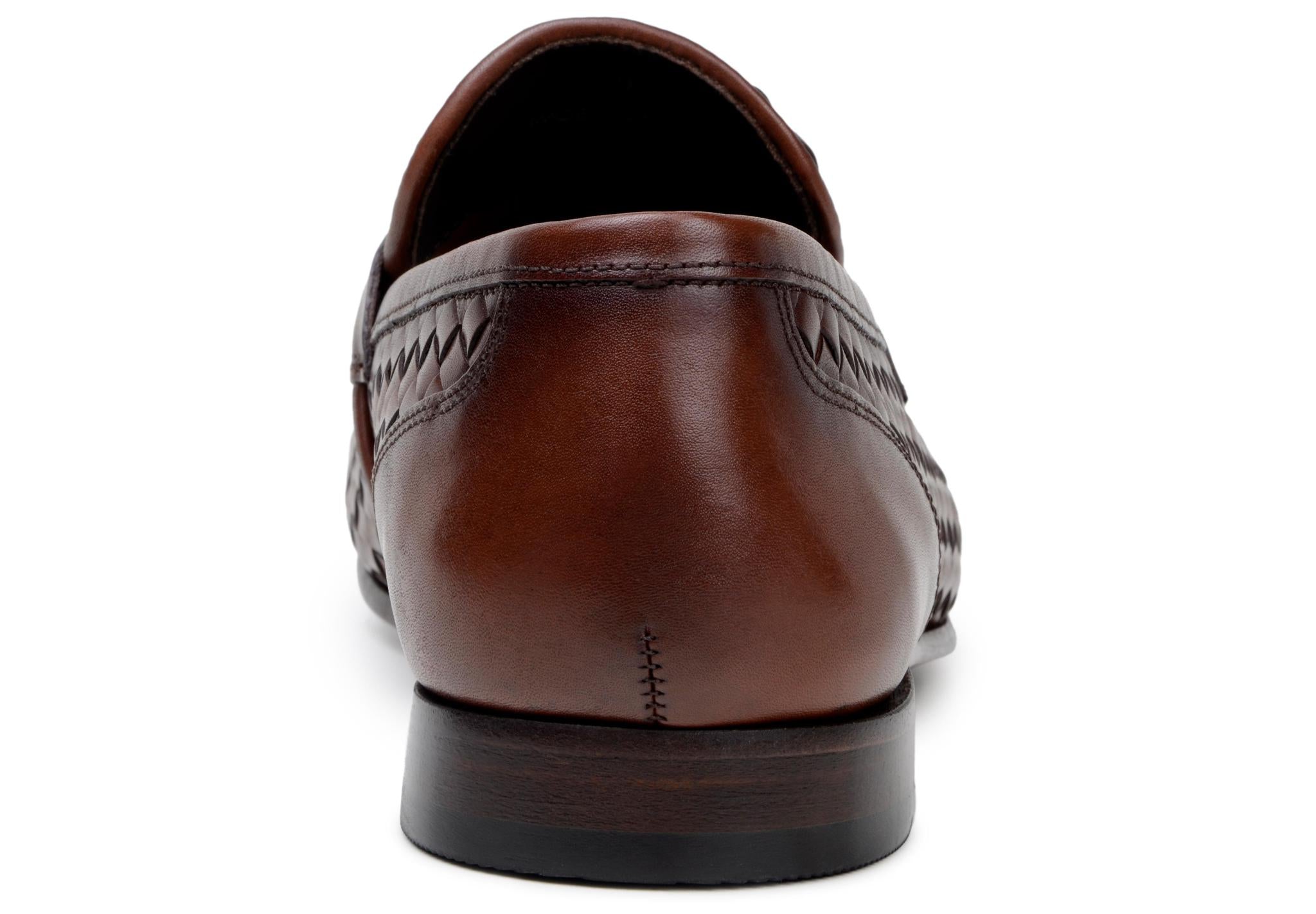 Luca Woven Calf Ant. Tan