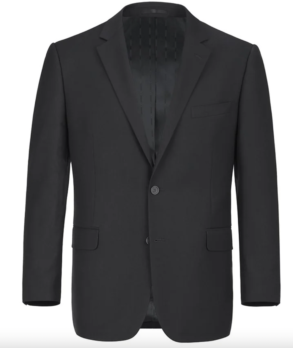 JL Black Suit Notch Slim Fit