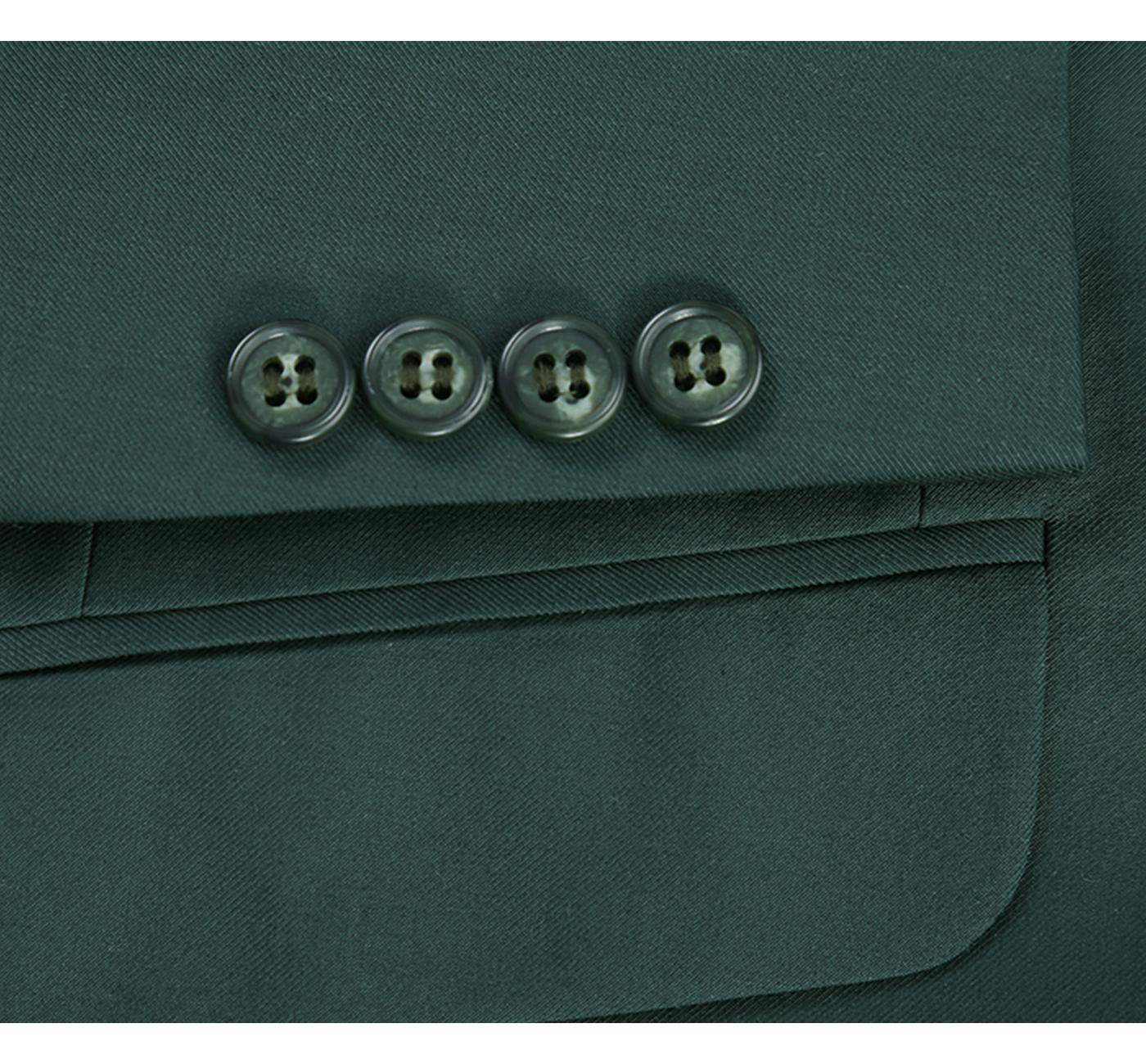 JL Hunter Green Suit Slim Fit