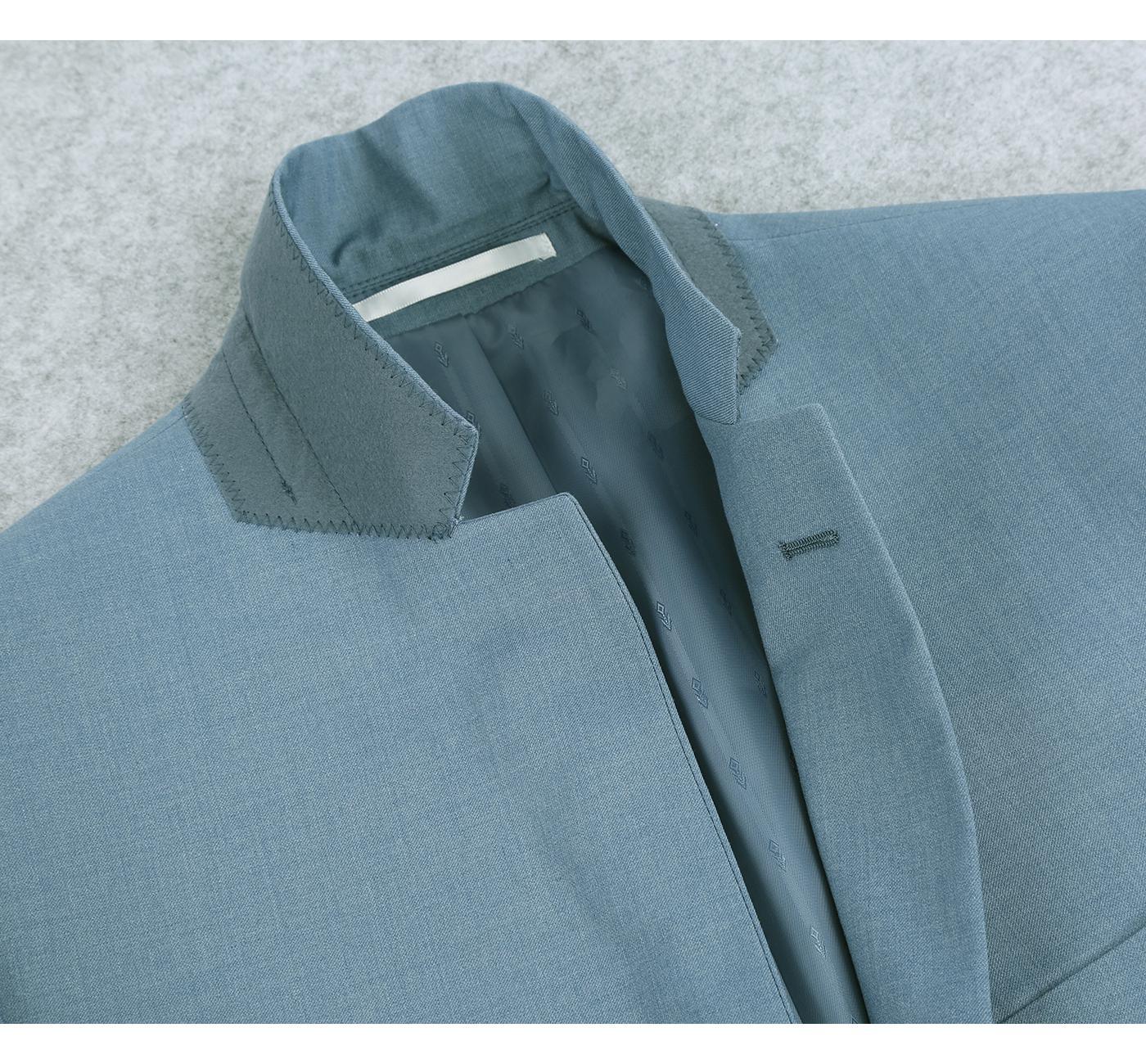 JL Suit Sky Blue Slim Fit