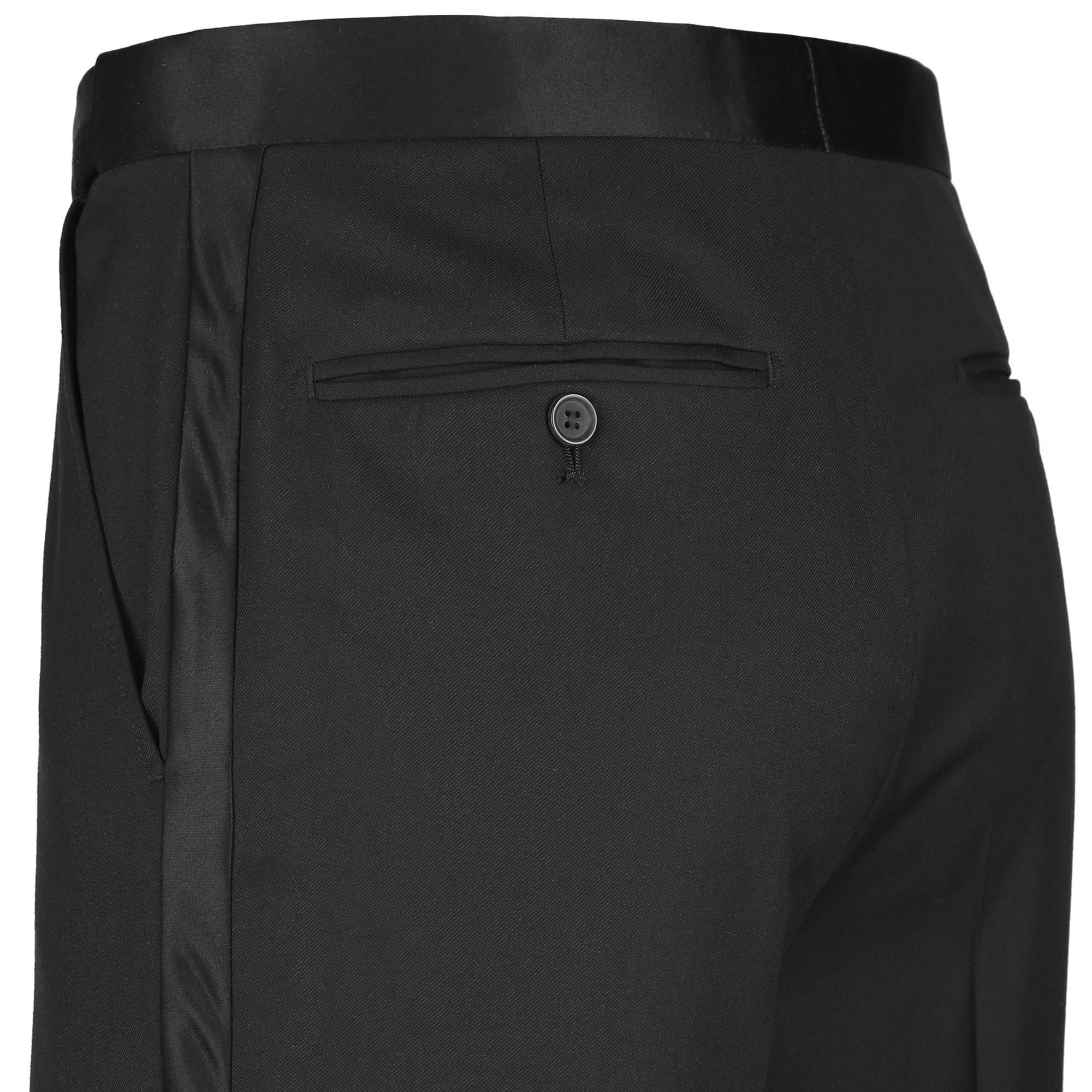JL Black Tuxedo Peak Slim Fit