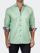 Dress Shirt LS Einstein Marthyr Green 148