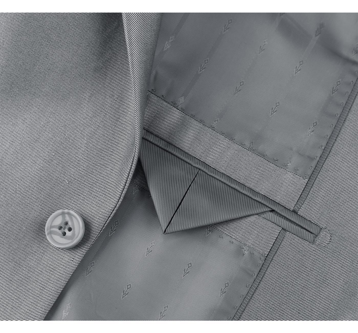 JL Silver Sharkskin Classic Suit