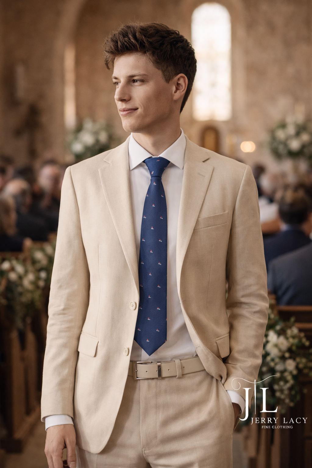JL Natural Linen Suit Classic Fit