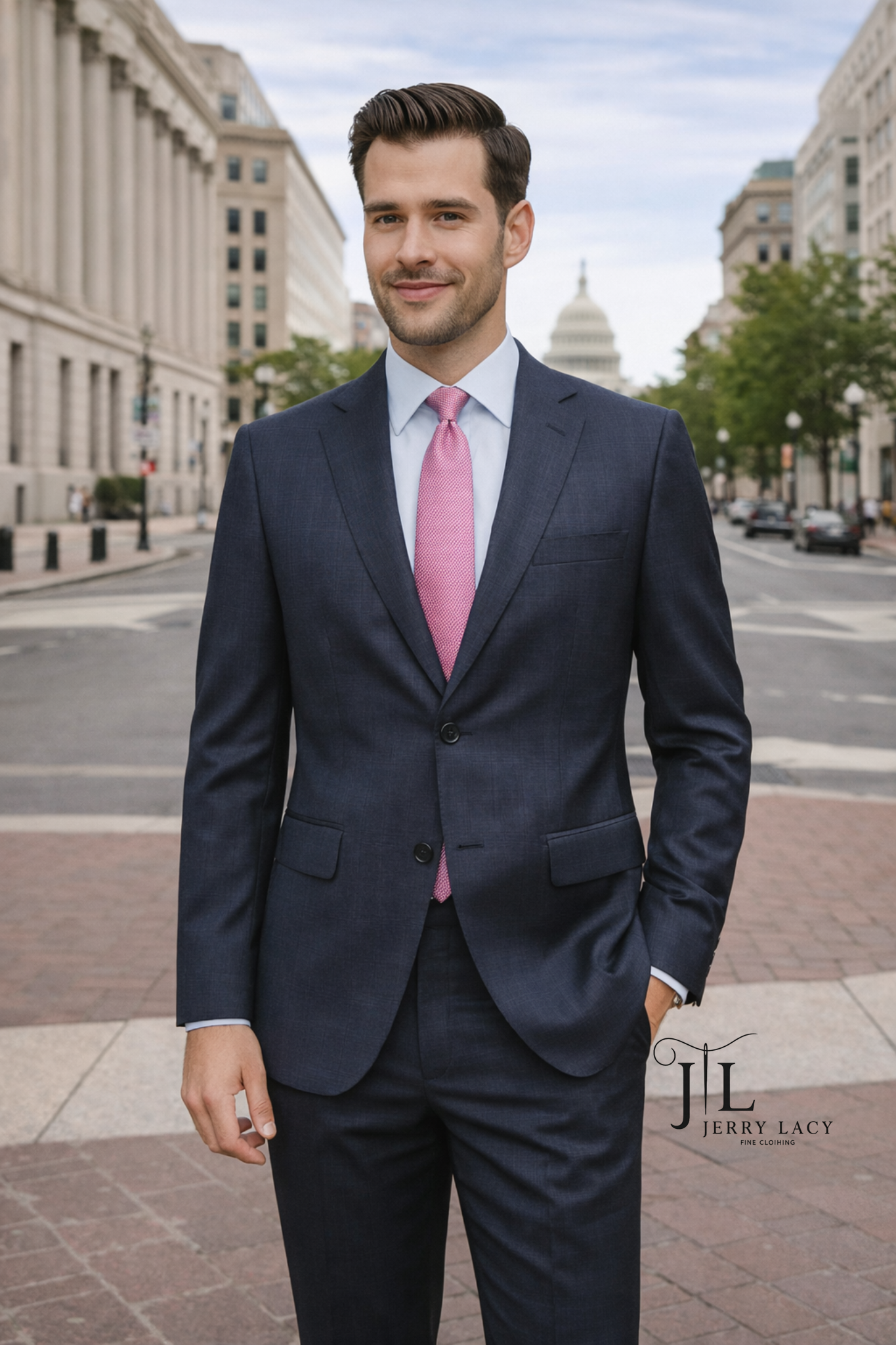 Charcoal Suit Guabello Super 150's