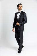 Black Tuxedo Peak Slim Fit
