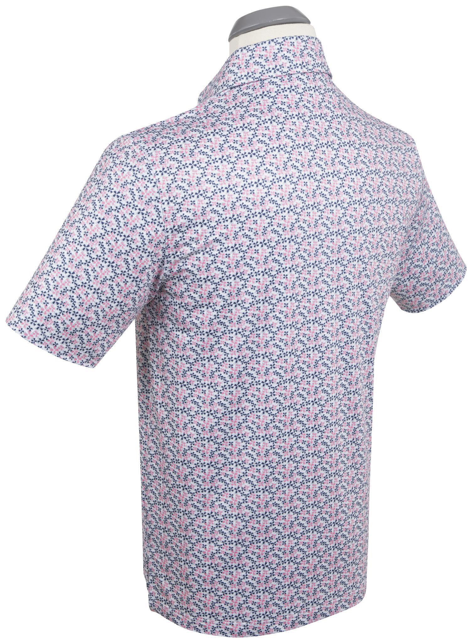 Performance Lucky Print Polo Carnation