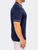 Polo Knitted Marthyr Blue 010