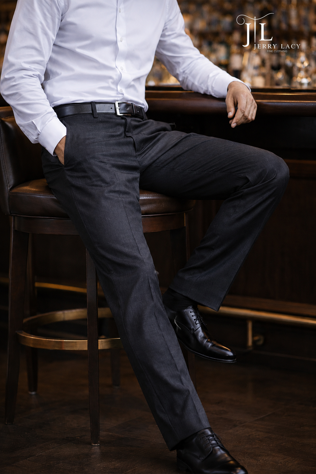 hugo boss slim fit dress pants Charcoal Italian Dress Pants Trimmer Fit Super 150's – Jerry Lacy Fine  Clothing