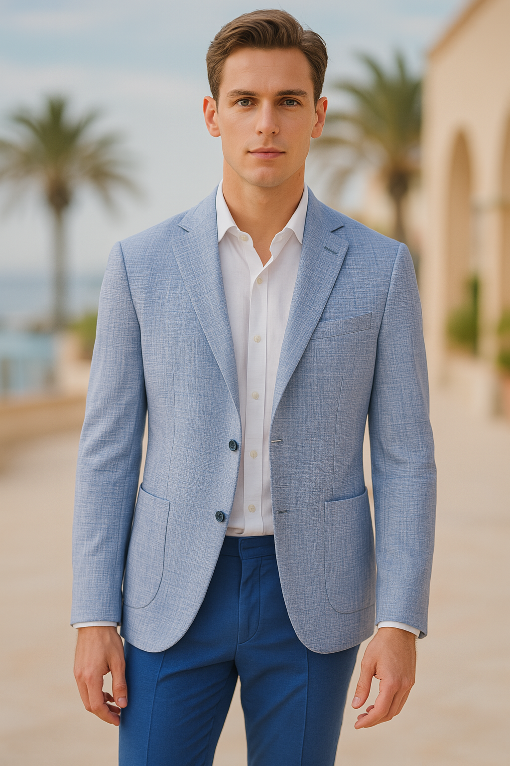 Soft Blue Ungaro Sport Coat