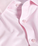 Pink Twill Contrast Dress Shirt