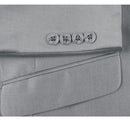 JL Silver Sharkskin Slim Suit