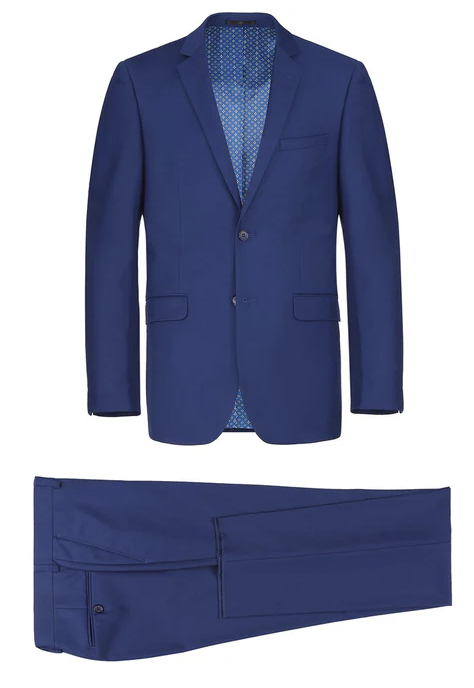 JL Royal Blue Suit Slim Fit