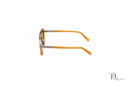 Metal Sunglasses Zegna Shiny Light Brown