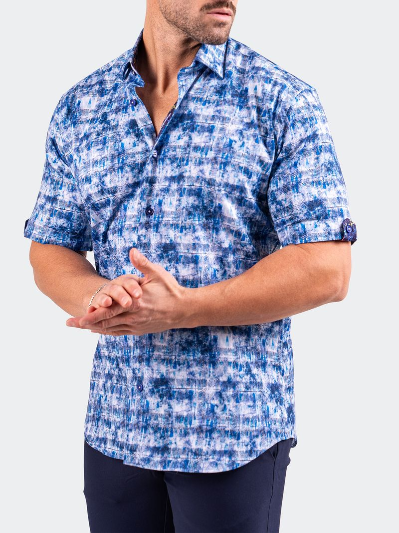 Sport Shirt S/L Galileo Resistance Blue