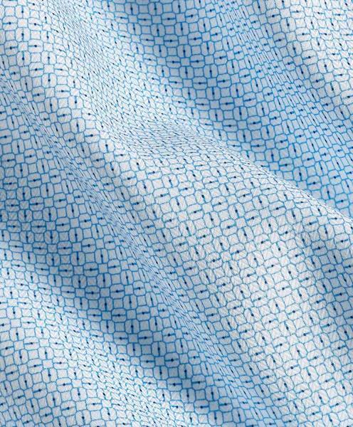 Sky Geometric Print Dress Shirt