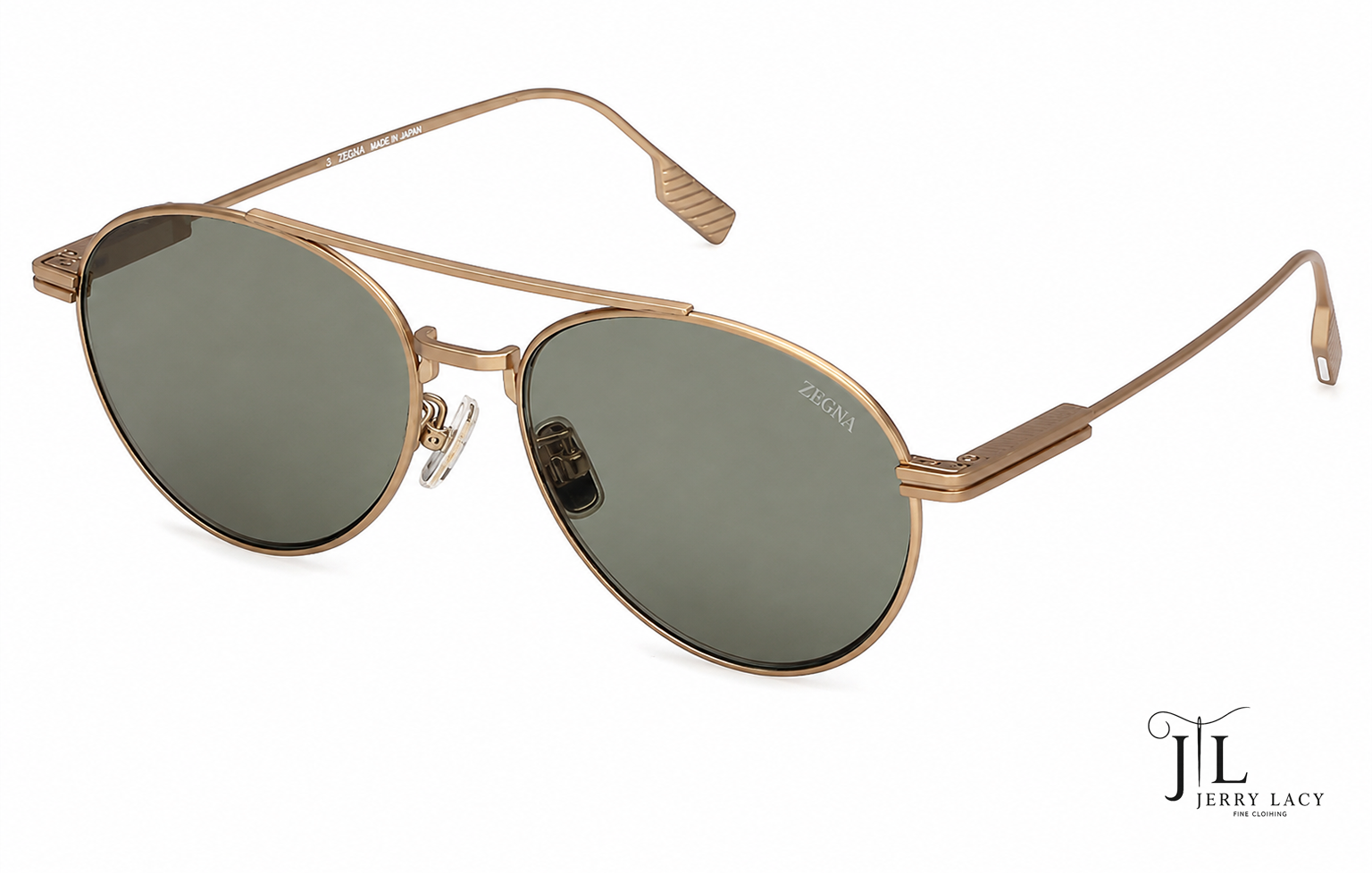 Titanium Sunglasses Zegna Matte Light Bronze