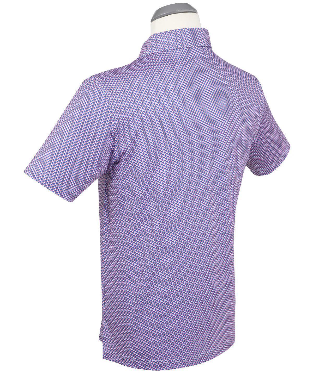 Performance Seville Print Polo Carnation
