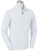 Signature Leaderboard Pima Cotton Quarter-Zip Pullover White