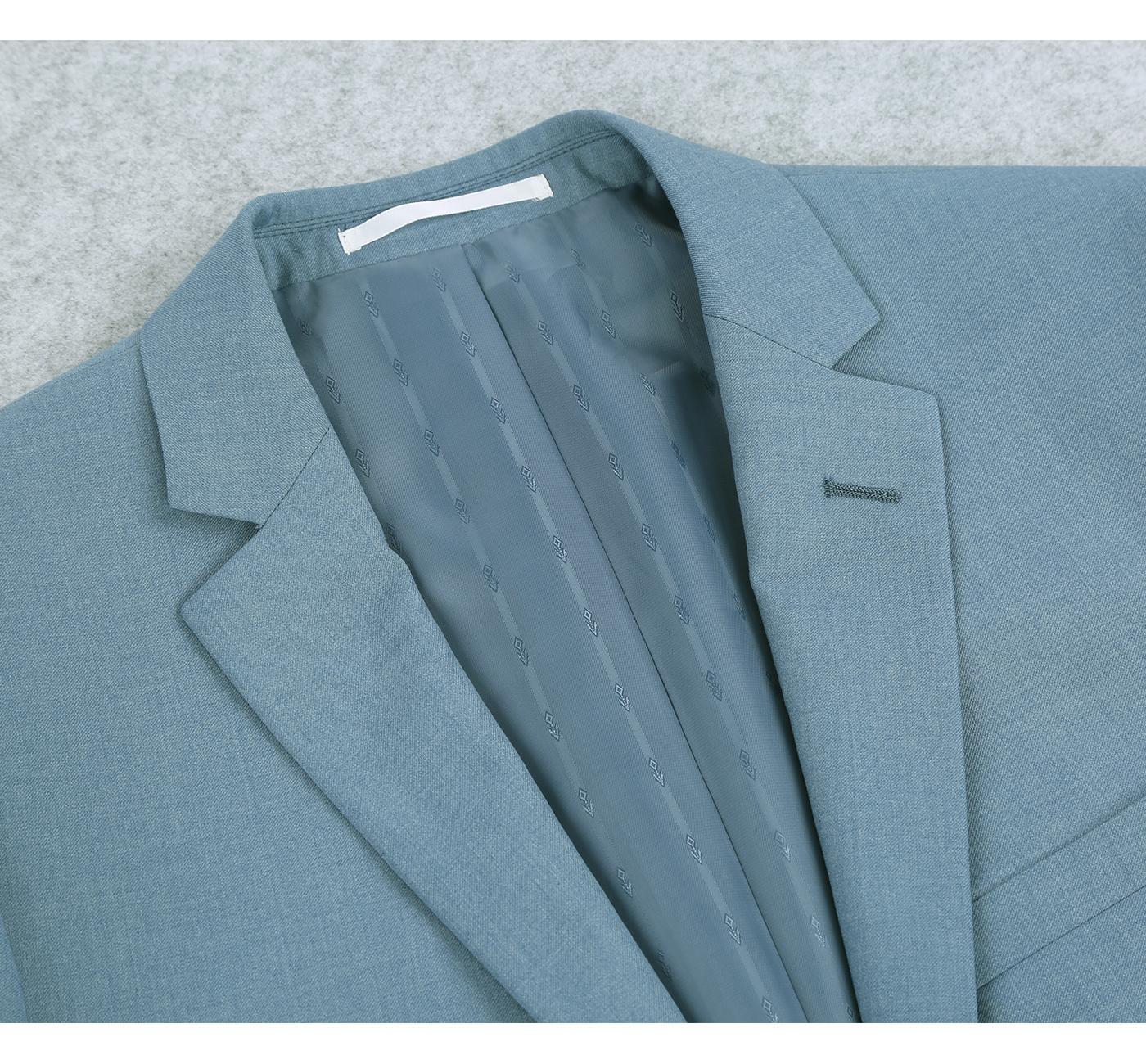 JL Sky Blue Slim Suit