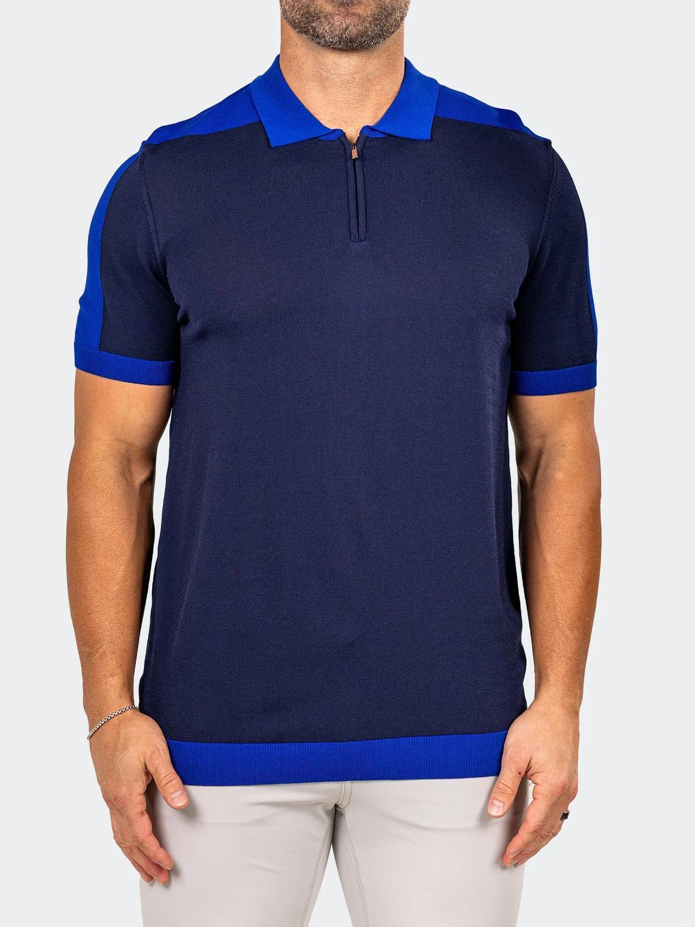 Polo Knitted Marthyr Blue 034